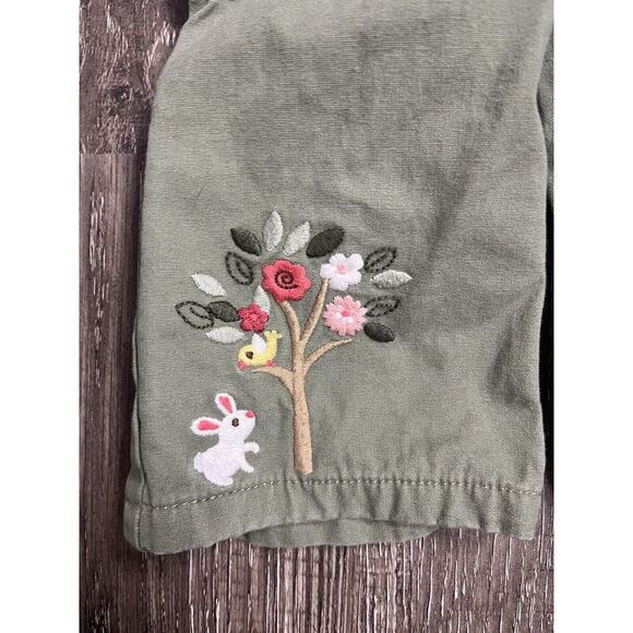 2013 Girls Gymboree Rose Garden Cargo Capri Pant - Size 2T - Olive Green - Picture 5 of 8
